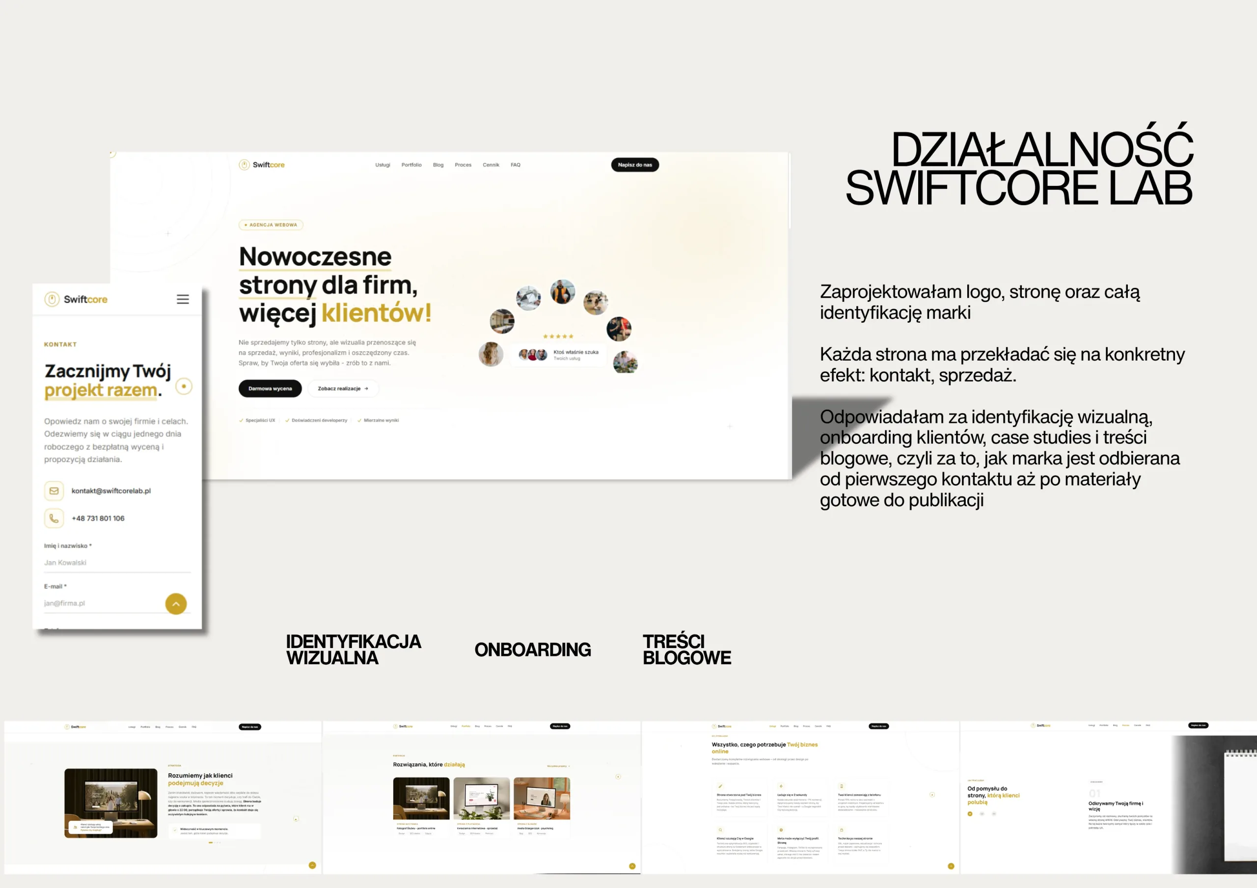 Swiftcore Lab - slajd prezentacji 1